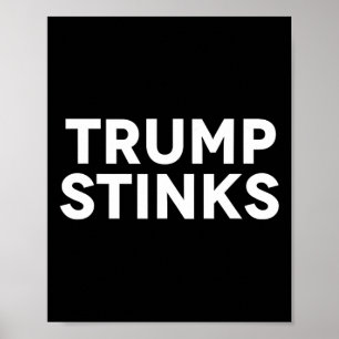 Poster Trump sent de mauvaises odeurs