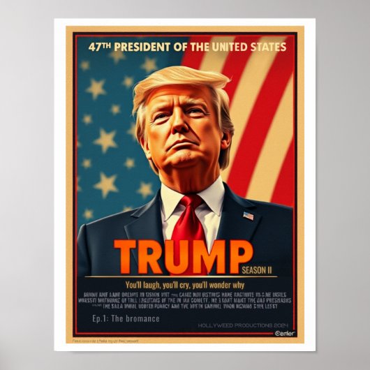 Poster Trump série saison 2 épisode 1 bromure amusant cou (Devant)