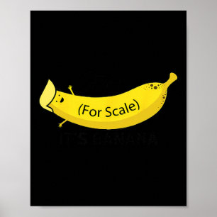 Poster Trump son banane (pour l'échelle) Starship Funny T
