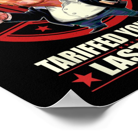 Poster Trump Tariffé Votre Maman Tarif Dernier Nuit Papa (Coin)