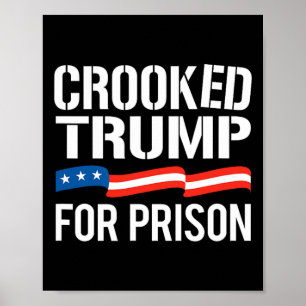 Poster Trump Tordu Pour Prison -