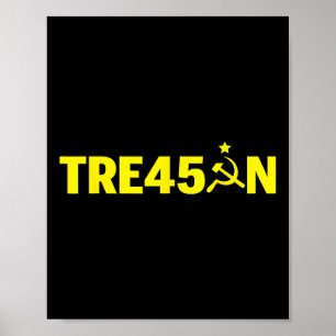 Poster Trump trahison la meilleure stratégie du groupe ru