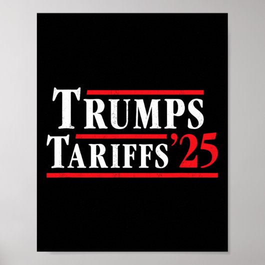 Poster Trump - Trump Trade War (Devant)