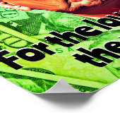 Poster Trump, un perdant cutant et cupide (Coin)