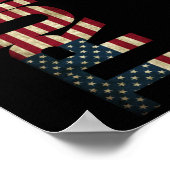 Poster Trump Us Flag 1 (Coin)