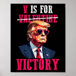 Poster Trump Valentines Jour V : Victoire Trump