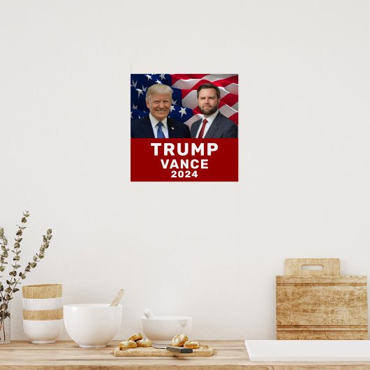 Poster Trump Vance 2024 (Cuisine)