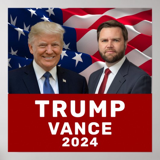 Poster Trump Vance 2024 (Devant)