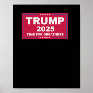 Poster Trump Vance 2025, Le Temps De La Grandeur ()