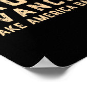 Poster Trump Vance (À L'Avant Et À L'Arrière) Il Va Prend (Coin)