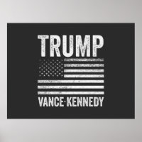 Trump Vance Kennedy Election 2024 - Drapeau améric