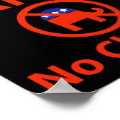 Poster Trump Vance No Chance (Coin)