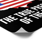 Poster Trump, Véritable Président Du Monde (Coin)