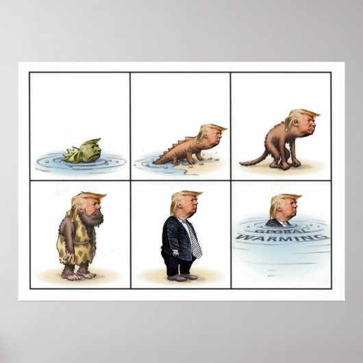 Poster Trump visite Houston (Devant)