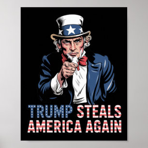 Poster Trump vole encore l'Amérique