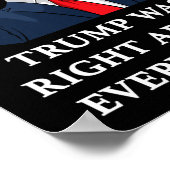 Poster Trump Was Right About Everything 10  (Coin)