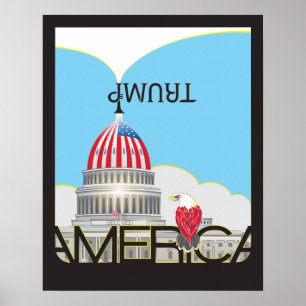 Poster Trumpet et Capitole TRUMP