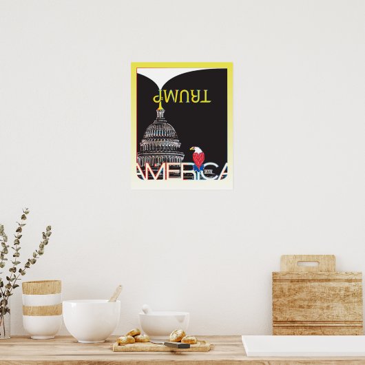 Poster Trumpet et Capitole TRUMP (Cuisine)