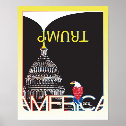 Poster Trumpet et Capitole TRUMP (Devant)