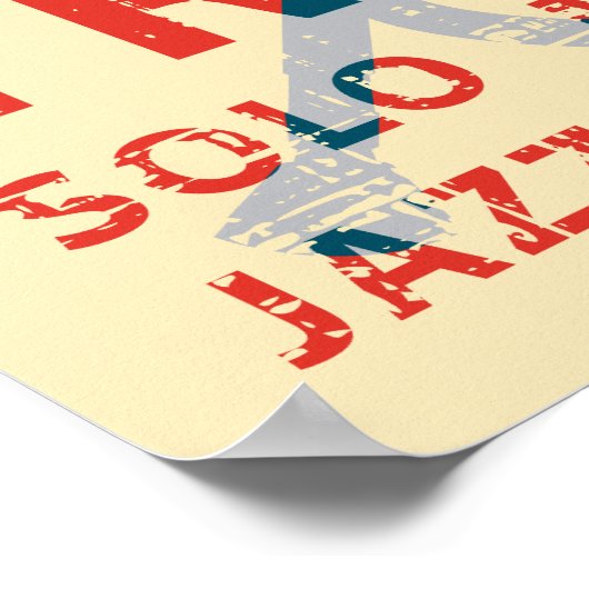 Poster Trumpet jazz (Coin)