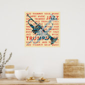 Poster Trumpet jazz (Cuisine)