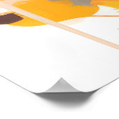 Poster Trumpet Player Musique Peinture Art Décor Abstrait (Coin)