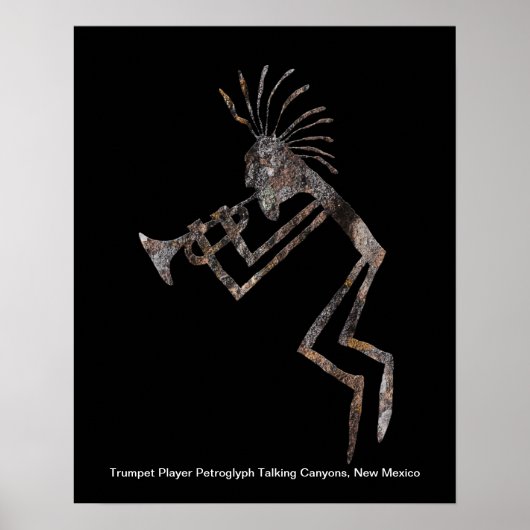 Poster Trumpet Player, Saxophone Player et Flute Player (Devant)