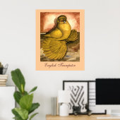 Poster Trumpeter Pigeon (Bureau à domicile)