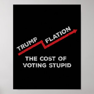 Poster Trumpflation Drôle Anti-trump Et Humour Progressis