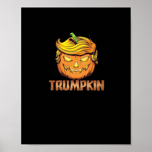 Poster Trumpkin - Citrouille d'Halloween (Devant)