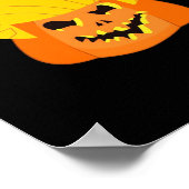 Poster Trumpkin Citrouille Halloween Design - Retro Sloga (Coin)
