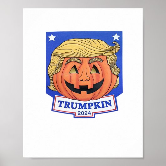 Poster Trumpkin Classic - Drôle Citation Halloween (Devant)