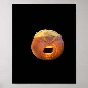 Poster Trumpkin - Drôle Halloween
