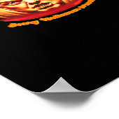 Poster Trumpkin Effrayant Halloween Citrouille Best Art D (Coin)