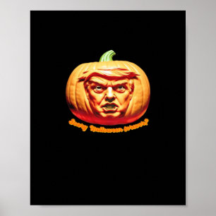 Poster Trumpkin Effrayant Halloween Citrouille Best Art D