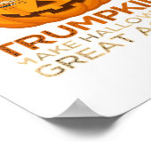 Poster Trumpkin Halloween Funny Classic (Coin)