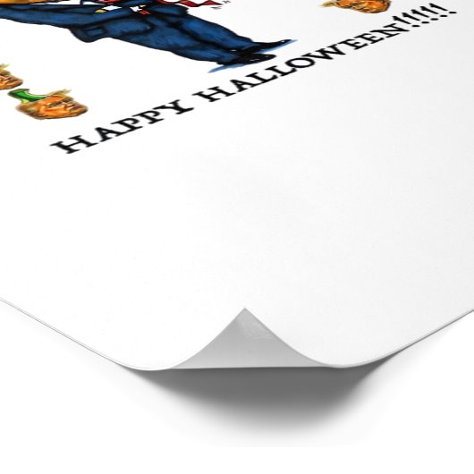 Poster Trumpkin Ou Traiter Classique (Coin)