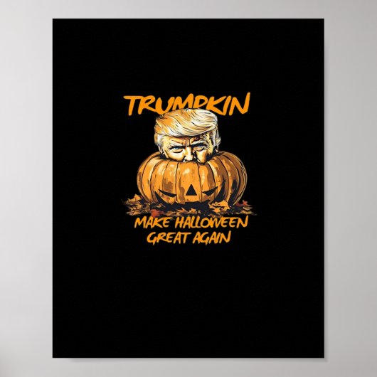 Poster Trumpkin rend Halloween grand à nouveau - Autum Éf (Devant)