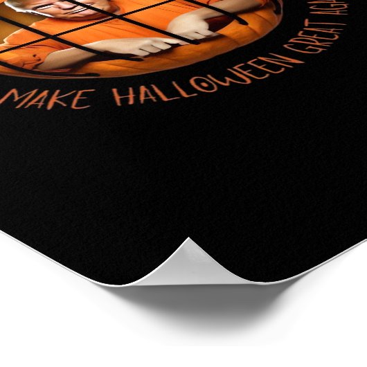 Poster Trumpkin rend Halloween grand à nouveau - Sloth Ma (Coin)