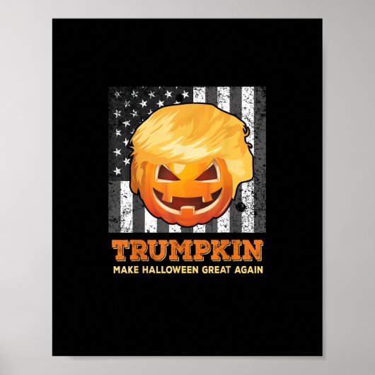 Poster Trumpkin Rendre Halloween grand encore Président P (Devant)