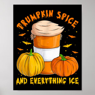 Poster Trumpkin Sce Et Tout Ice Libéral Automne Hallo