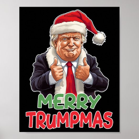 Poster Trumpmas - Le Père Noël Donald Trump (Devant)