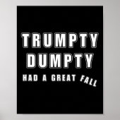 Poster Trumpty Dumpty A Une Grande Automne Drôle Humour A (Devant)