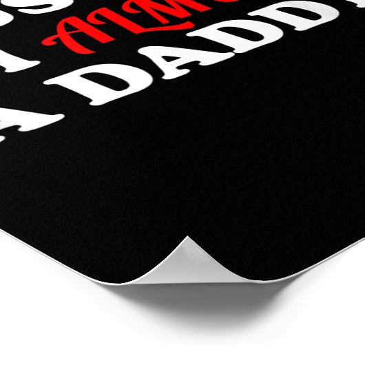 Poster Trust Me I'm Almost A Daddy Funny Father's Day Mem (Coin)