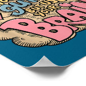 Poster Trust Your Gut But Use Your Brain Motivational Des (Coin)