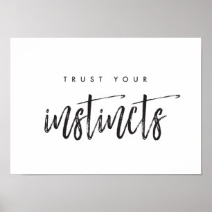 Poster Trust Your Instinct
