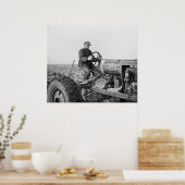 Poster Trusty Old Tractor, années 1930 (Cuisine)