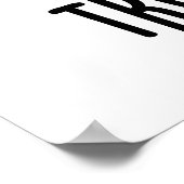 Poster Truth Deck Drôle Drôle Pun Dent (Coin)