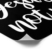 Poster Try Jesus Not Me Christian Faith God Christianity (Coin)