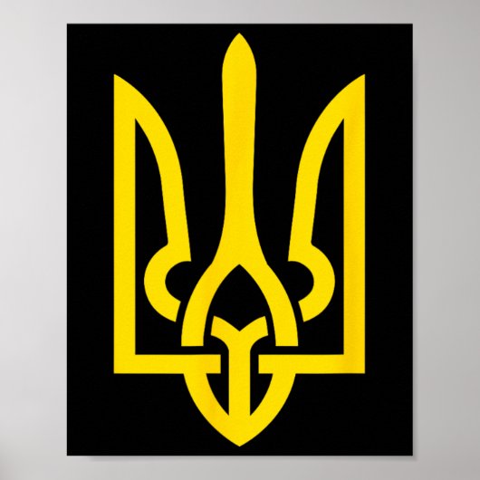 Poster Tryzub Symbol Of Ukraine (Devant)
